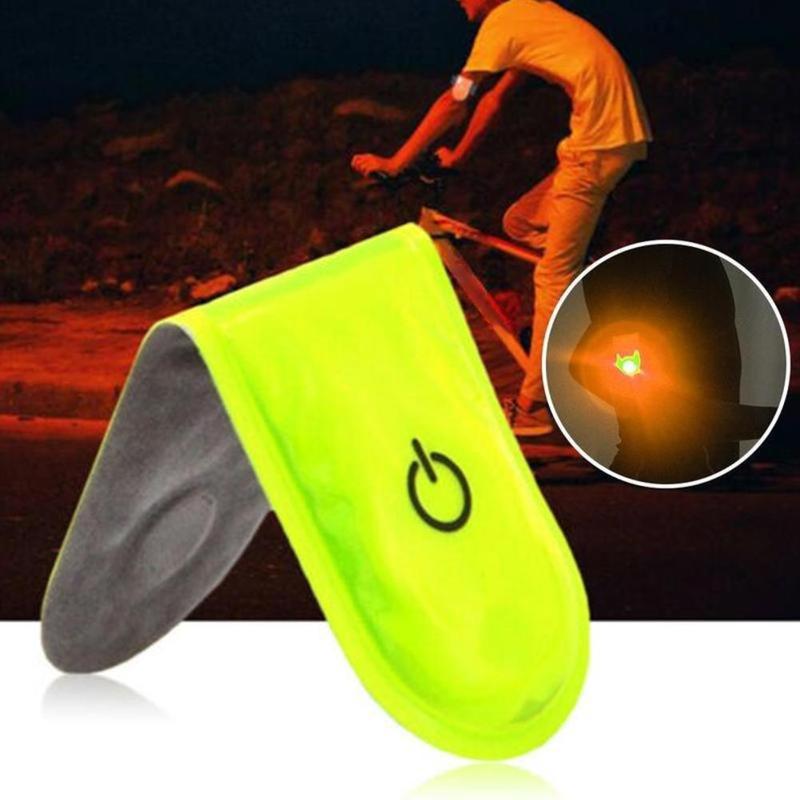 1pc esportes ao ar livre led l - Reflective Night Running Shoes avaliação e preço